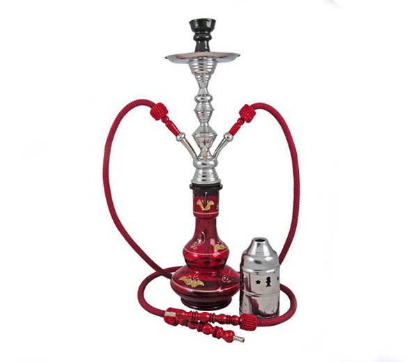 Shisha Luxor Waterpijp 2 slangen rood