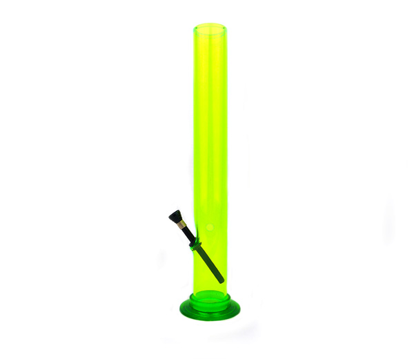 Tube Acryl Bong recht 42cm groen