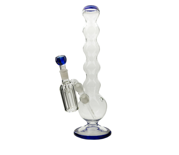 Wave Boost Glass Bong + 3 Arm Diffuser Precooler